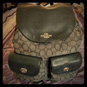 Coach Billie Black Backpack